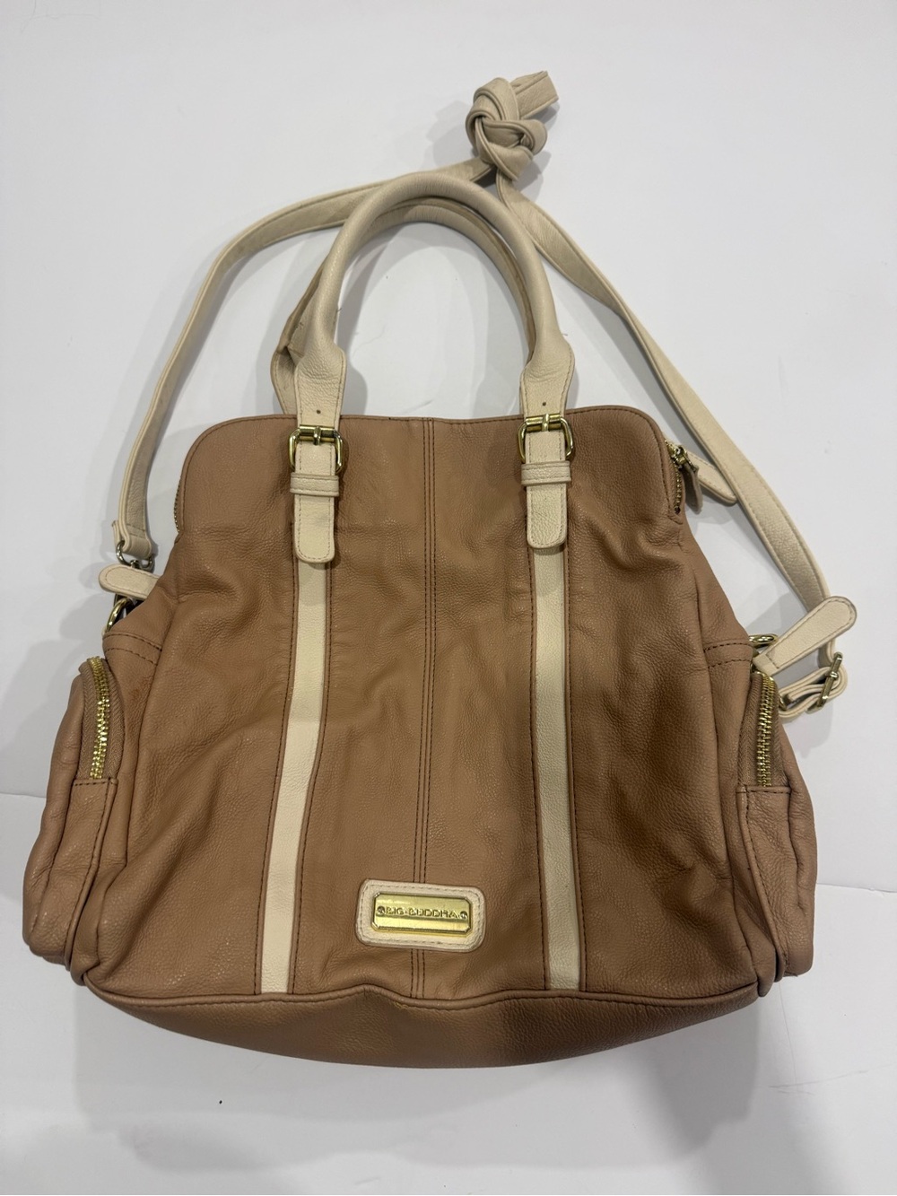 Big Buddha leather bag